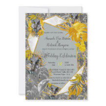 黄色と灰色の植物のおもしろいで表葉現する