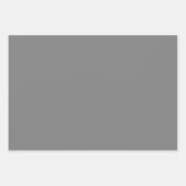 黄色と灰色の水玉模様 ラッピングペーパーシート (正面3)