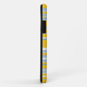 黄色と灰色の絵を描ストライプのグラフィックアート Case-Mate iPhoneケース (裏面/右)