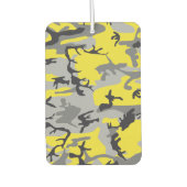 黄色と灰色の迷彩、軍隊、陸軍 カーエアーフレッシュナー (正面)