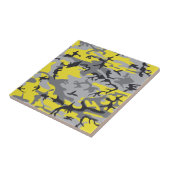 黄色と灰色の迷彩、軍隊、陸軍 タイル (側面)