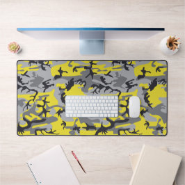 黄色と灰色の迷彩、軍隊、陸軍 デスクマット