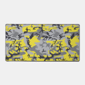 黄色と灰色の迷彩、軍隊、陸軍 デスクマット (正面)