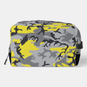 黄色と灰色の迷彩、軍隊、陸軍 ドップキット (裏面)