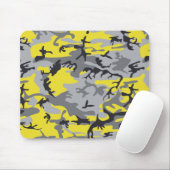 黄色と灰色の迷彩、軍隊、陸軍 マウスパッド (マウス)