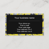 黄色と灰色の迷彩、軍隊、陸軍 名刺 (正面)