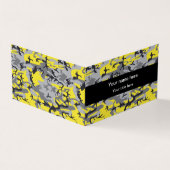 黄色と灰色の迷彩、軍隊、陸軍 名刺 (外部)