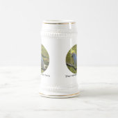 黄色と白のオウム ビールジョッキ (中央)