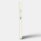黄色と白のキャンデストライプィーケースマテiPhone ca Case-Mate iPhoneケース (裏面 / 左)