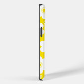 黄色と白のデイジーと水玉模様 Case-Mate iPhoneケース (裏面 / 右)