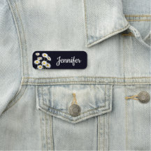 黄色と白のデイジーオン黒