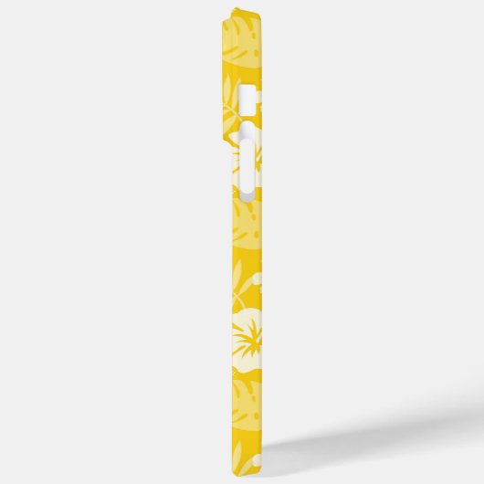 黄色と白のハイビスカスの花 Case-Mate iPhoneケース (裏面 / 左)