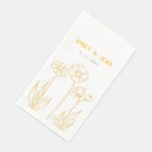 黄色と白のフローラ結婚の (コーナー)