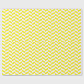 黄色と白のヘリンボーンラッピング紙 ラッピングペーパー (フラット)