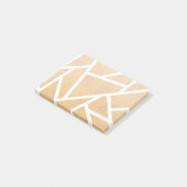 黄色と白のモザイク模様 ポストイット (アングル)