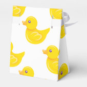 黄色と白のラバーダック、ダッキー(アヒルちゃん) フェイバーボックス (裏面サイド)
