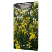 黄色と白の水仙の春の花 クリップボード (左)