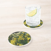 黄色と白の水仙の春の花 コースター (側面)