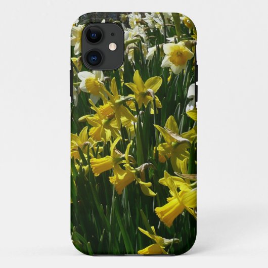 黄色と白の水仙の春の花 Case-Mate iPhoneケース (裏面)