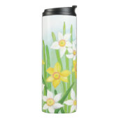 黄色と白の水仙の春 タンブラー (回転左)
