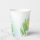 黄色と白の水仙春紙カップ 紙コップ (右)