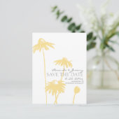 黄色と白の黒い目のサザンズがデートを救う 案内ポストカード (スタンド正面)