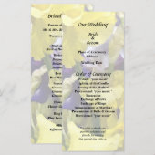 黄色と紫のアイリス各種 プログラム (正面/裏面)