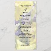 黄色と紫のアイリス各種 プログラム (正面)