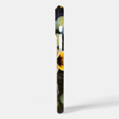 黄色と紫のパンジー水絵画色の Case-Mate iPhoneケース (裏面 / 左)