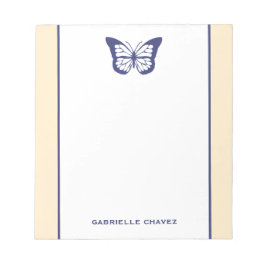 黄色と紫のメモ帳テンプレート ノートパッド