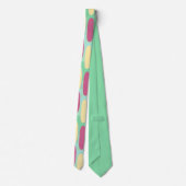 黄色と紫の楕円 ネクタイ (裏面)