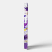 黄色と紫の水彩背景 Case-Mate iPhoneケース (裏面 / 右)