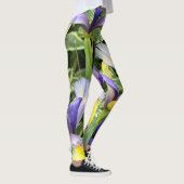 黄色と紫の虹彩 レギンス (右)