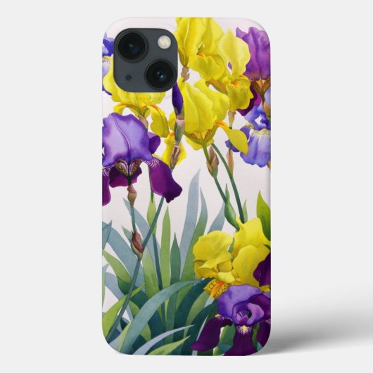 黄色と紫の虹彩 Case-Mate iPhoneケース (裏面)