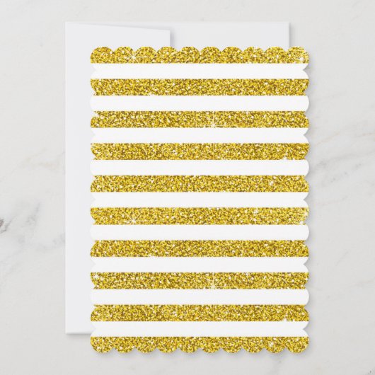 黄色と緑のジェンダーが赤ちゃんのシャワーパーティーを明らかにする 招待状 (裏面)