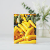 黄色と緑のスカッシュ ポストカード (スタンド正面)