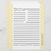 黄色と緑のストライプとチェック (正面/裏面)