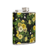 黄色と緑のバラで非表示 フラスク (右)