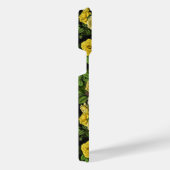 黄色と緑のバラに隠れている iPhoneケース (右側面)