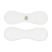 黄色と緑のペイズリーで、葉花と花 野球ボール (パネル)