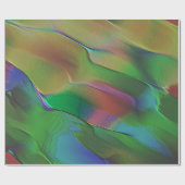 黄色と緑のマットの優勢を持つレリーフ、 浮き彫り ラッピングペーパー (フラット)