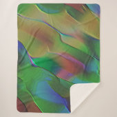 黄色と緑の優勢なレリーフ、 浮き彫り シェルパブランケット (正面)