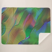 黄色と緑の優勢なレリーフ、 浮き彫り シェルパブランケット (正面(横))