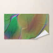 黄色と緑の優勢なレリーフ、 浮き彫り バスタオルセット (ハンドタオル)