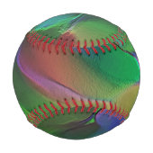 黄色と緑の優勢なレリーフ、 浮き彫り 野球ボール (裏面)