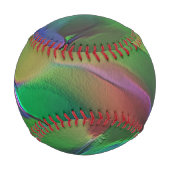 黄色と緑の優勢なレリーフ、 浮き彫り 野球ボール (正面)