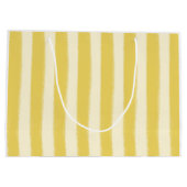 黄色と緑の夏のバチェロレッテ ラージペーパーバッグ (裏面)