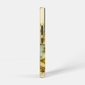 黄色と緑の巨大なバラ  SAMSUNG GALAXYケース (右側面)