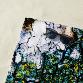 黄色と緑の樹皮 ビーチタオル (インサイチュ)