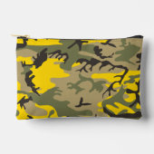黄色と緑の迷彩、軍隊、陸軍 アクセサリーポーチ (正面)